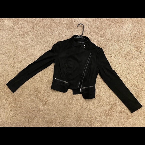 Suede black jacket - Picture 2 of 4